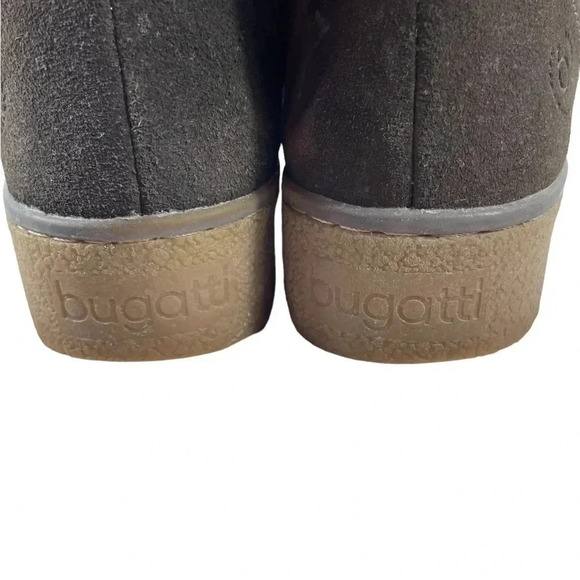 Bugatti Platform Green/Brown Leather Boots Size 36/6 - Picture 8 of 12